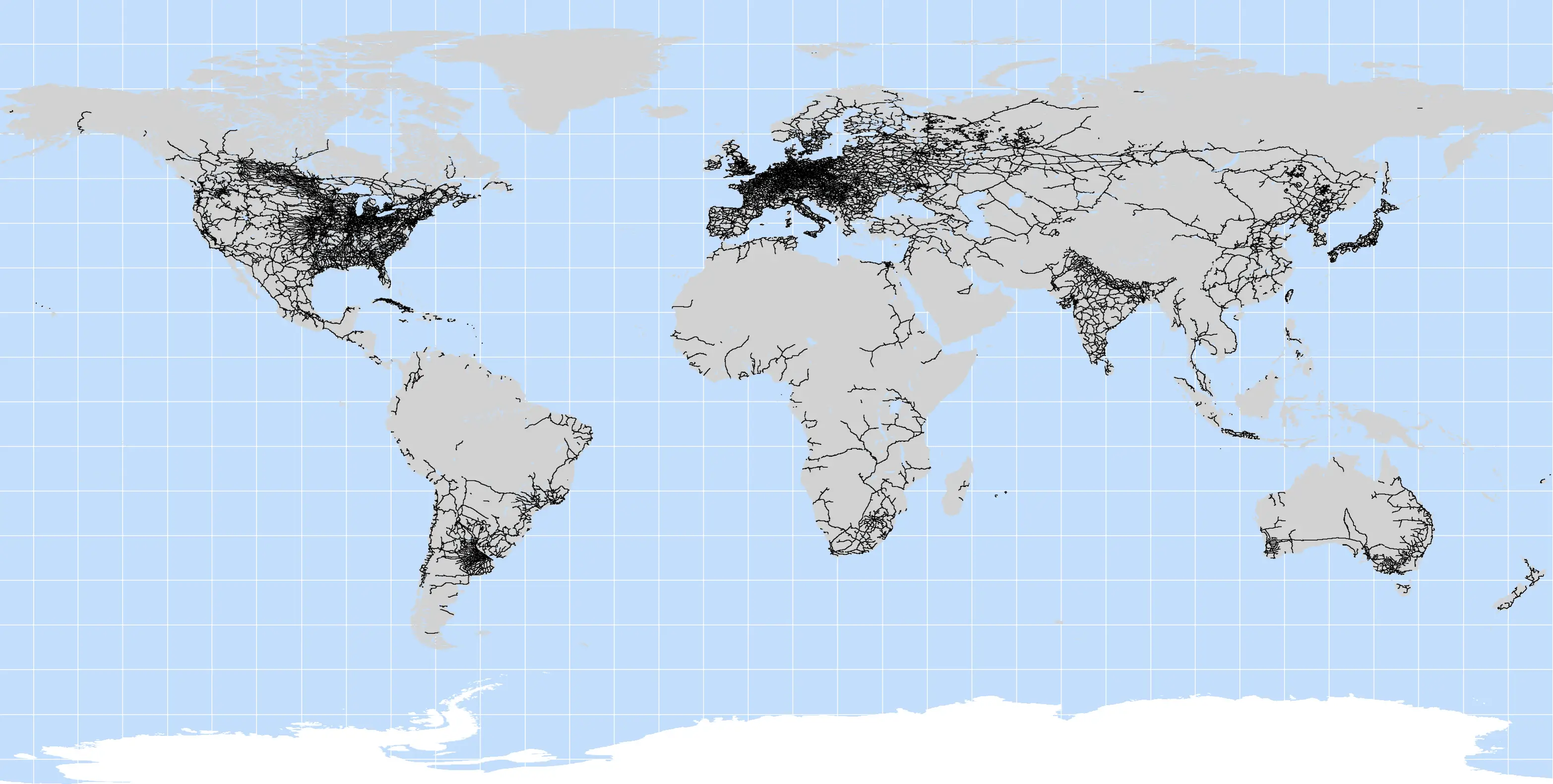 World Railways Map