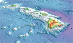2003 3d Hawaiian Islands Usgs I2809