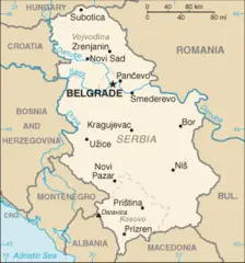 2006 Serbia Cia Wfb Map