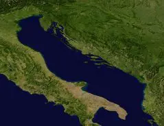 Adriatic Sea Satellite