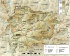 Andorra Topographic Map Fr