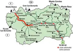 Aosta Valley Map 2 3