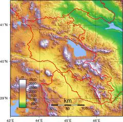 Armenia Topography