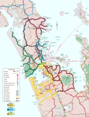 Auckland Regional Map