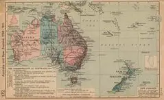Australia Historical Map