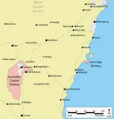 Australian Capital Territory Location Map