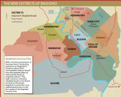 Baghdad City Districts