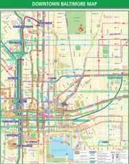 Baltimore Downtown Transport Map