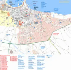 Bari Detailed City Map
