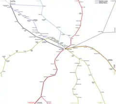 Birmingham Rail Map