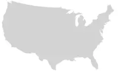 Blank Us Map, Mainland With No States