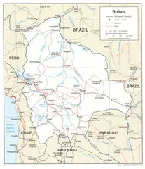 Bolivia Political Map