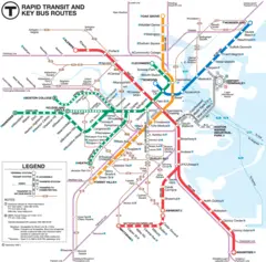 Boston Bus Connection Map