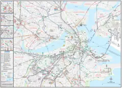 Boston Downtown Transport Map