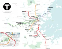 Boston Subway Map