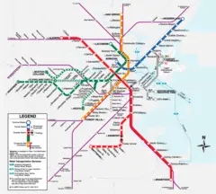 Boston Subway Map (metro)