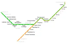 Brasilia Metro Map