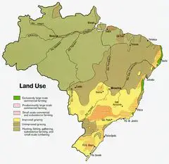 Brazil Land Use Map 1977