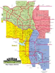 Calgary Zones Map