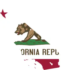 California Flag Map