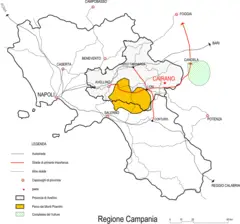 Campania Map