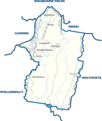 Campbelltown City Map