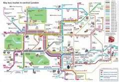 Central London Key Bus Routes