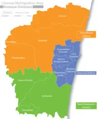 Chennai Districts Map