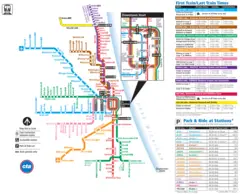 Chicago Metro System Map