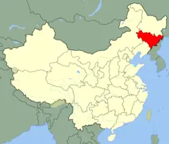 China Jilin Location Map