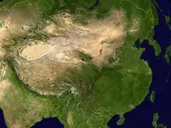China Satellite Photo