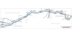 Columbia River George Bike Map
