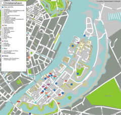 Copenhagen Christianshavn Map