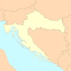 Croatia Map Blank