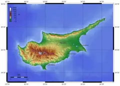 Cyprus Topography