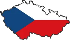 Czech Republic Flag Map