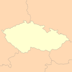 Czech Republic Map Blank