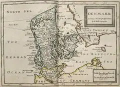 Denmark Historical Map