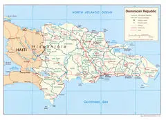 Dominican Republic Political Map