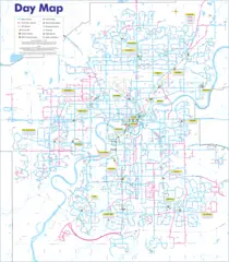 Edmonton Transport Map