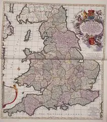 England Political And Historical Map