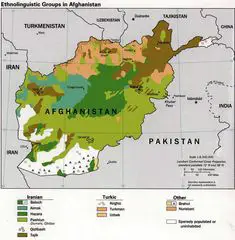 Ethnolinguistic Groups In Afghanistan