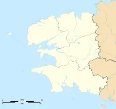 Finistere Department Location Map