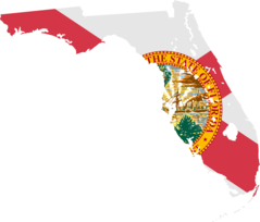 Florida Flag Map