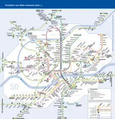 Frankfurt Metro System Map