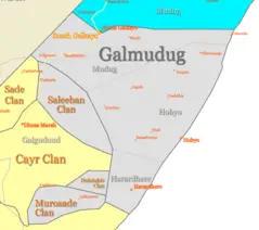 Galmudug Map