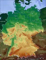 Germany Topo Map