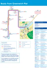 Greenwich Pier Route Map