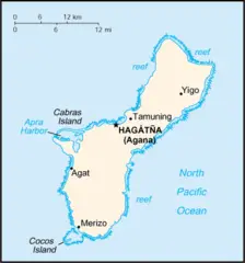 Guam Cia Wfb Map