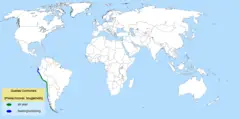 Guanay Cormorant Distribution Map